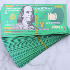 Lot 100 Pcs Green US dollar $100 Paper Money Banknote Collection Craft Prop Game