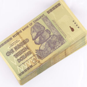 Lot 100 Pcs Gold Plated Zimbabwe $100 trillion Banknotes Gift Crafts Collection