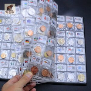 Lots 180 Countries Regions Coins Collection Book World Currency With Flag
