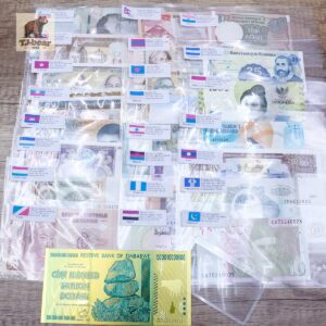 Lot 50 Pcs Different Banknotes Paper Money Foreign UNC Study Collection Gift