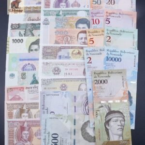 Lots 30 Pcs Different foreign Paper Money World Banknotes Collection UNC Gift